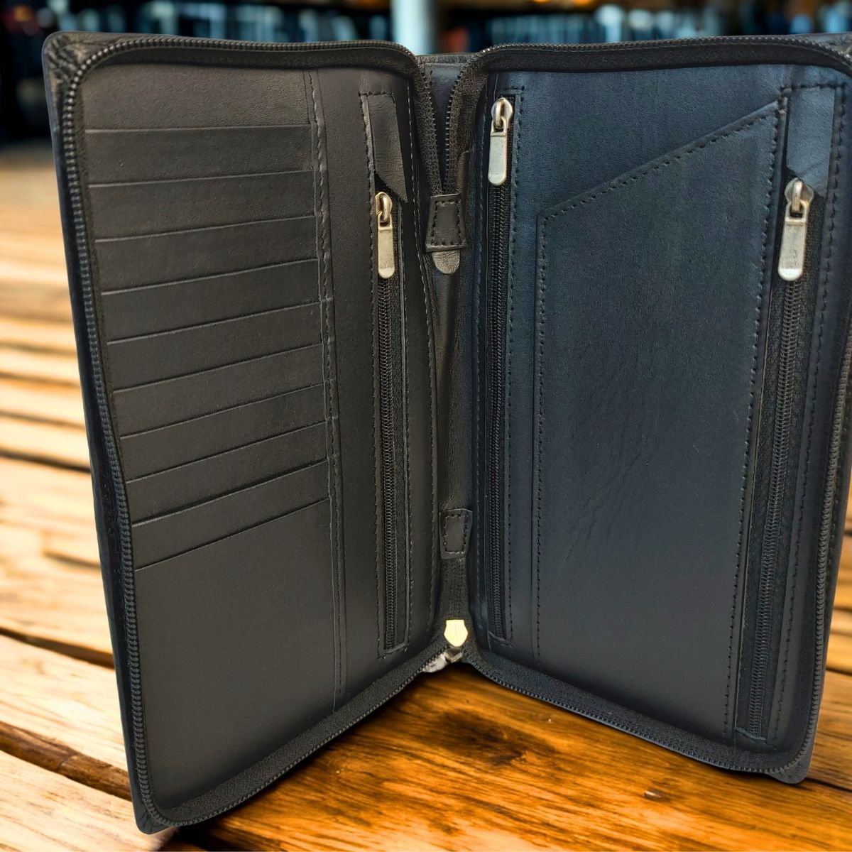 Leather Travel Cover / Organizer - Hover