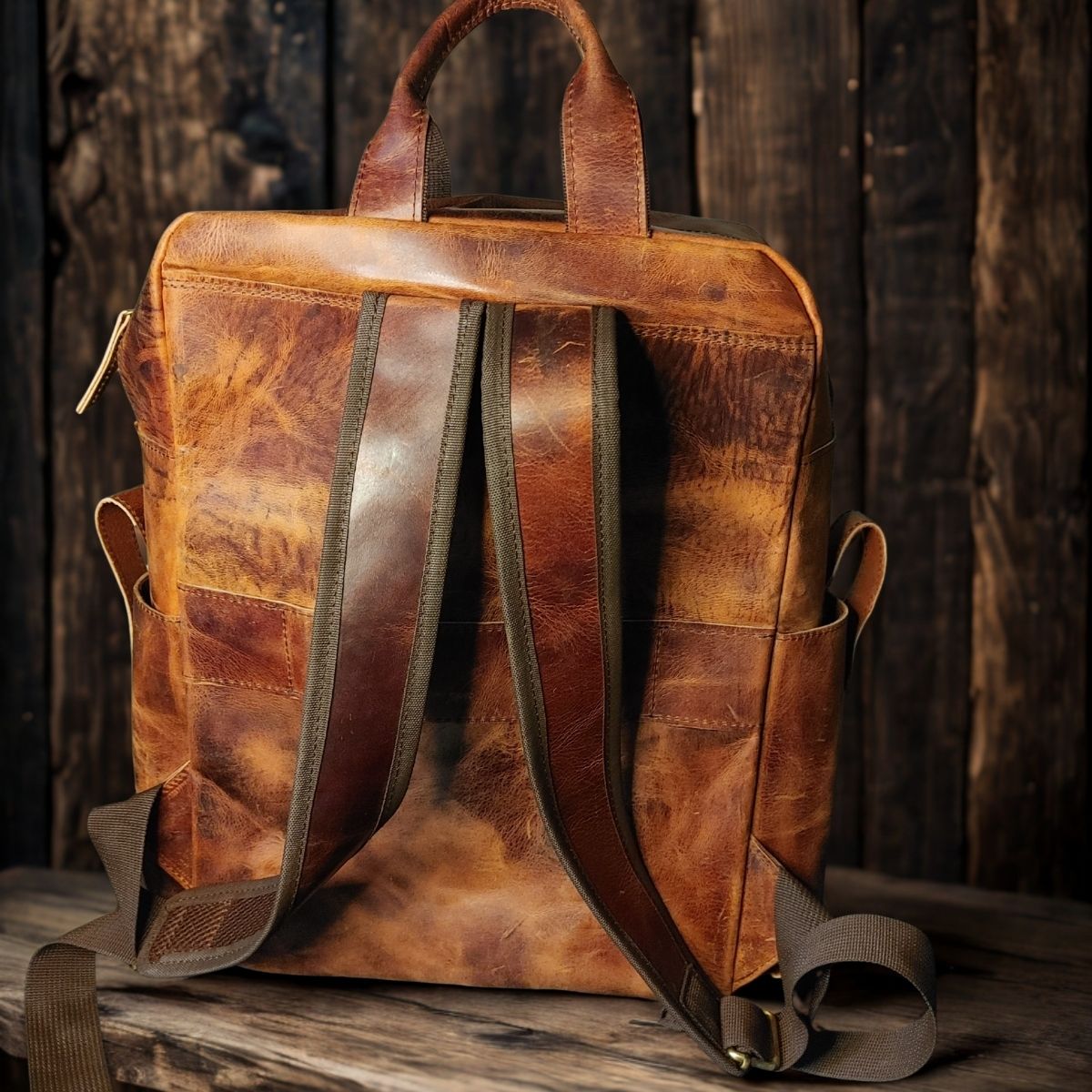 Leather Laptop Shoulder Bag – Premium Craftsmanship for Modern Professionals - Image 3